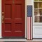 Patriotic 4th of July Porch Sign Outdoor Memorial Day Front Door Decorations Rustic Red White Blue Vertical Wooden Star Sign Independence Day USA Decor for Front Porch Wall Outside